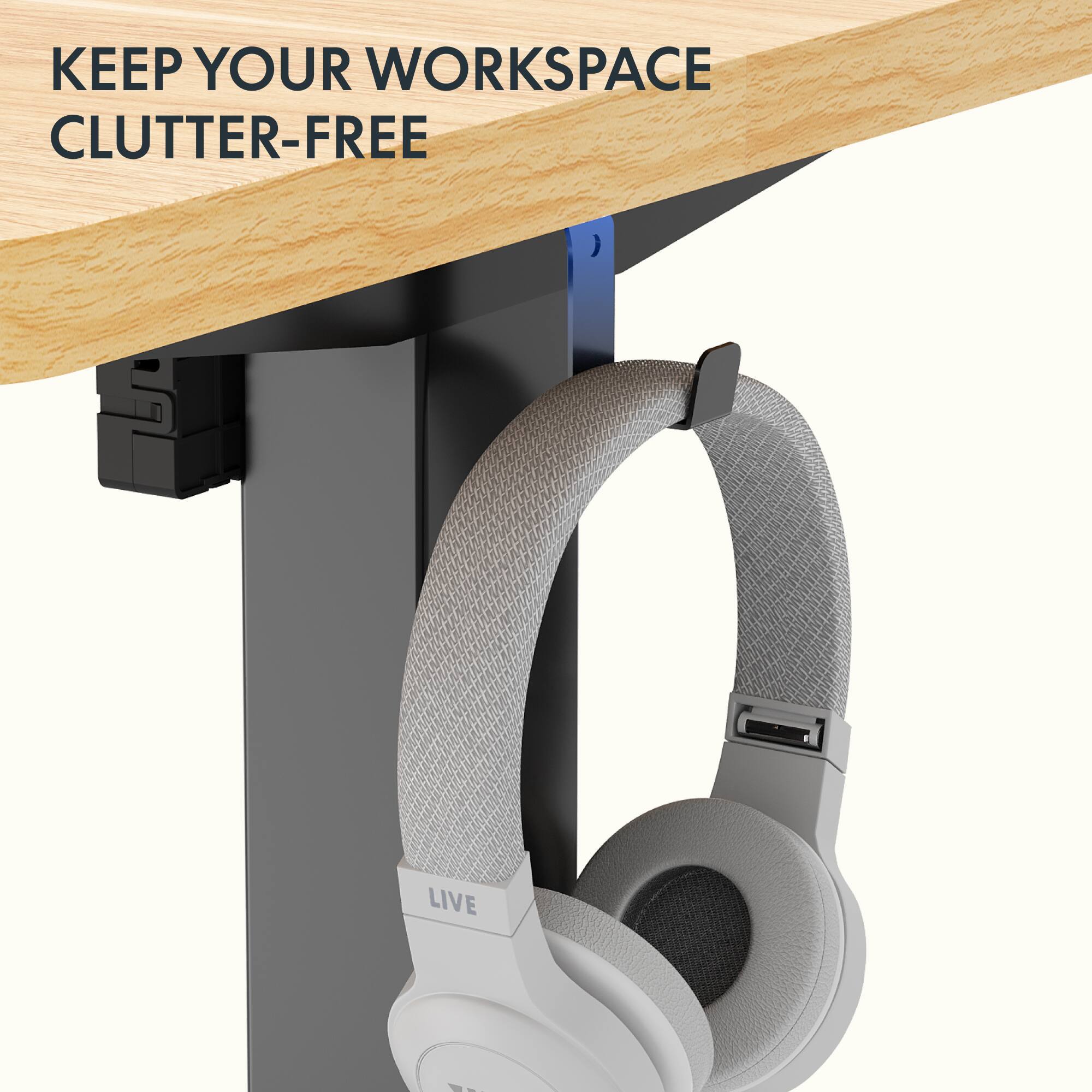 KEEP YOUR WORKSPACE CLUTTER-FREE