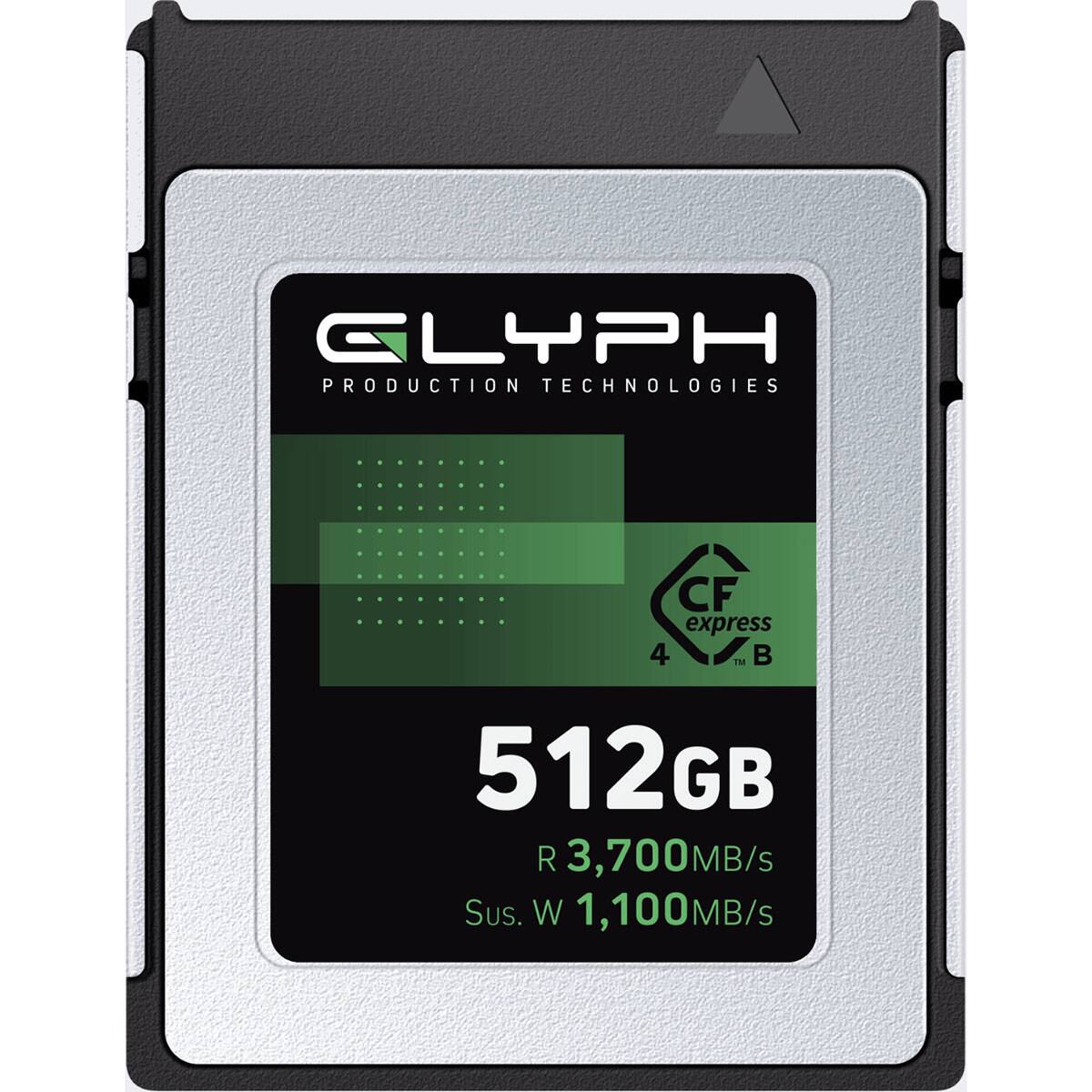 Glyph Technologies Capture+ CFexpress 4.0 Type B Memory, 512GB, Card ...
