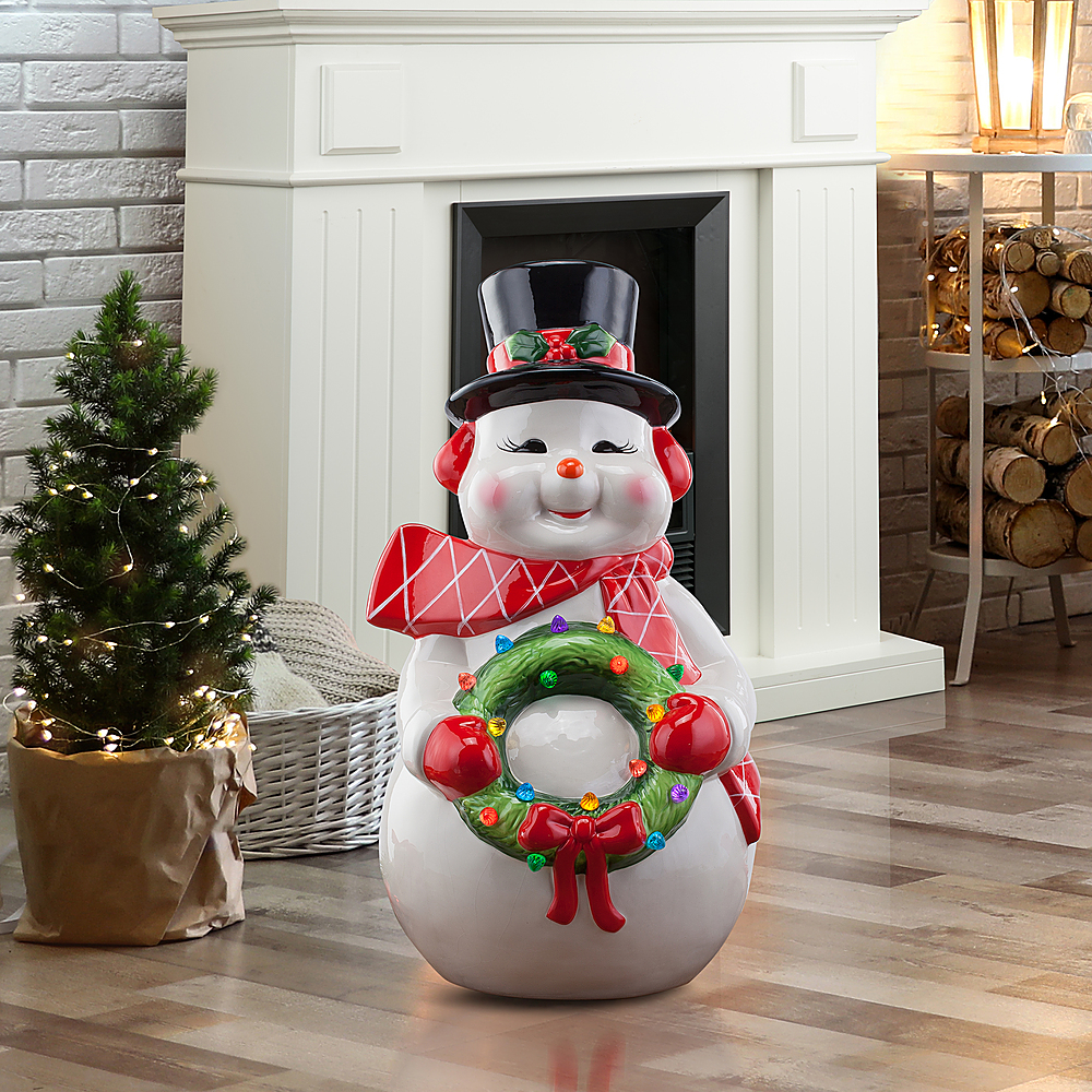 Christmas Santa or Snowman Light Up Ceramic Display – CrazeAbout