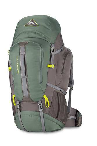 High Sierra - Pathway Series 70L Backpack - Pine/Slate/Chartreuse