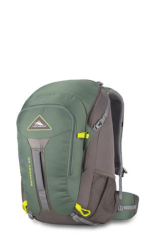 High Sierra - Pathway Series 40L Backpack - Pine/Slate/Chartreuse