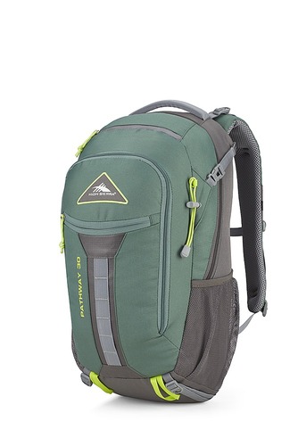 High Sierra - Pathway Series 30L Backpack - Pine/Slate/Chartreuse