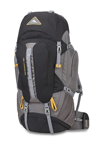 High Sierra - Pathway Series 90L Backpack - Black/Slate/Gold