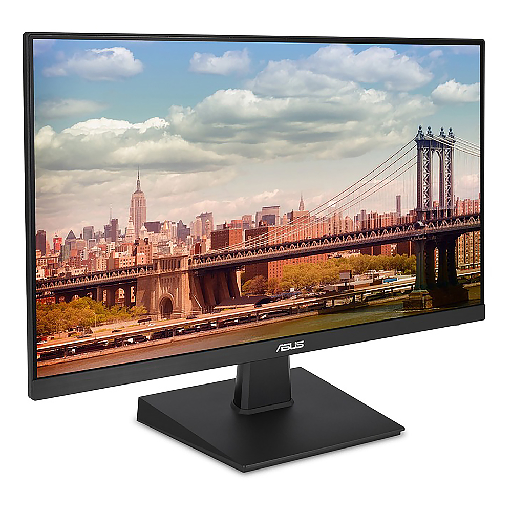 Back View: Dell - 24" LCD Widescreen Monitor (HDMI, VGA, DisplayPort, USB Hub) - Black