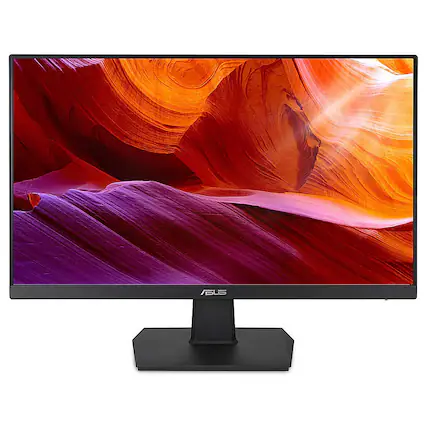 Front. ASUS - VA27EHE 27" Full HD LED LCD Monitor - 16:9 - Black.