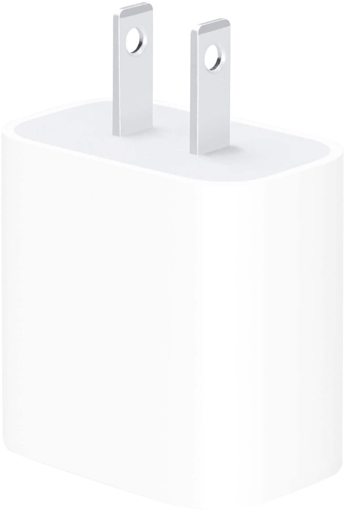 Apple - 20W USB-C Power Adapter - White - Front_Zoom