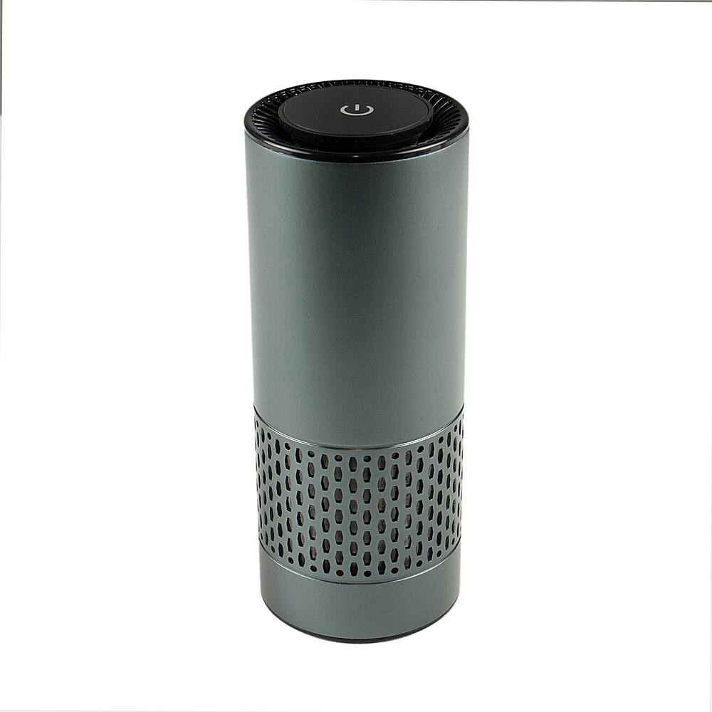 Left View: Wagan - USB Air Purifier - Black