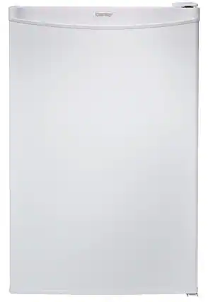 Front. Danby - 3.2 cu. Ft. Upright Freezer - White.
