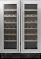 Insignia™ - Dual Zone Wine and Beverage Cooler with Glass Doors - Stainless Steel