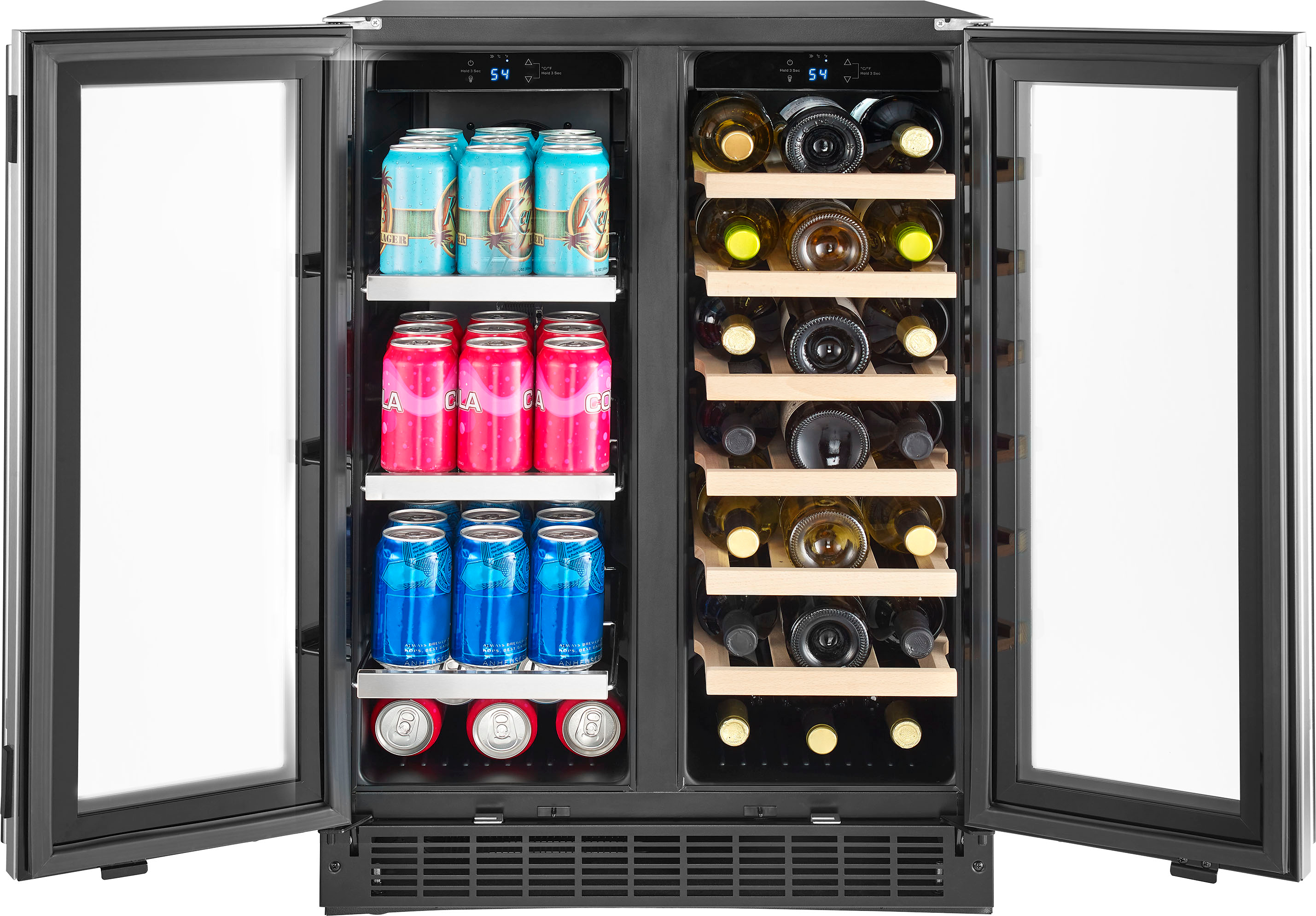 Insignia™ 130-Can Beverage Cooler Silver NS-BC130GP1 - Best Buy