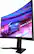 Angle. GIGABYTE - 27" LED Curved QHD FreeSync Monitor with HDR (HDMI, DisplayPort, USB) - Black.