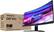 Alt View 1. GIGABYTE - 27" LED Curved QHD FreeSync Monitor with HDR (HDMI, DisplayPort, USB) - Black.