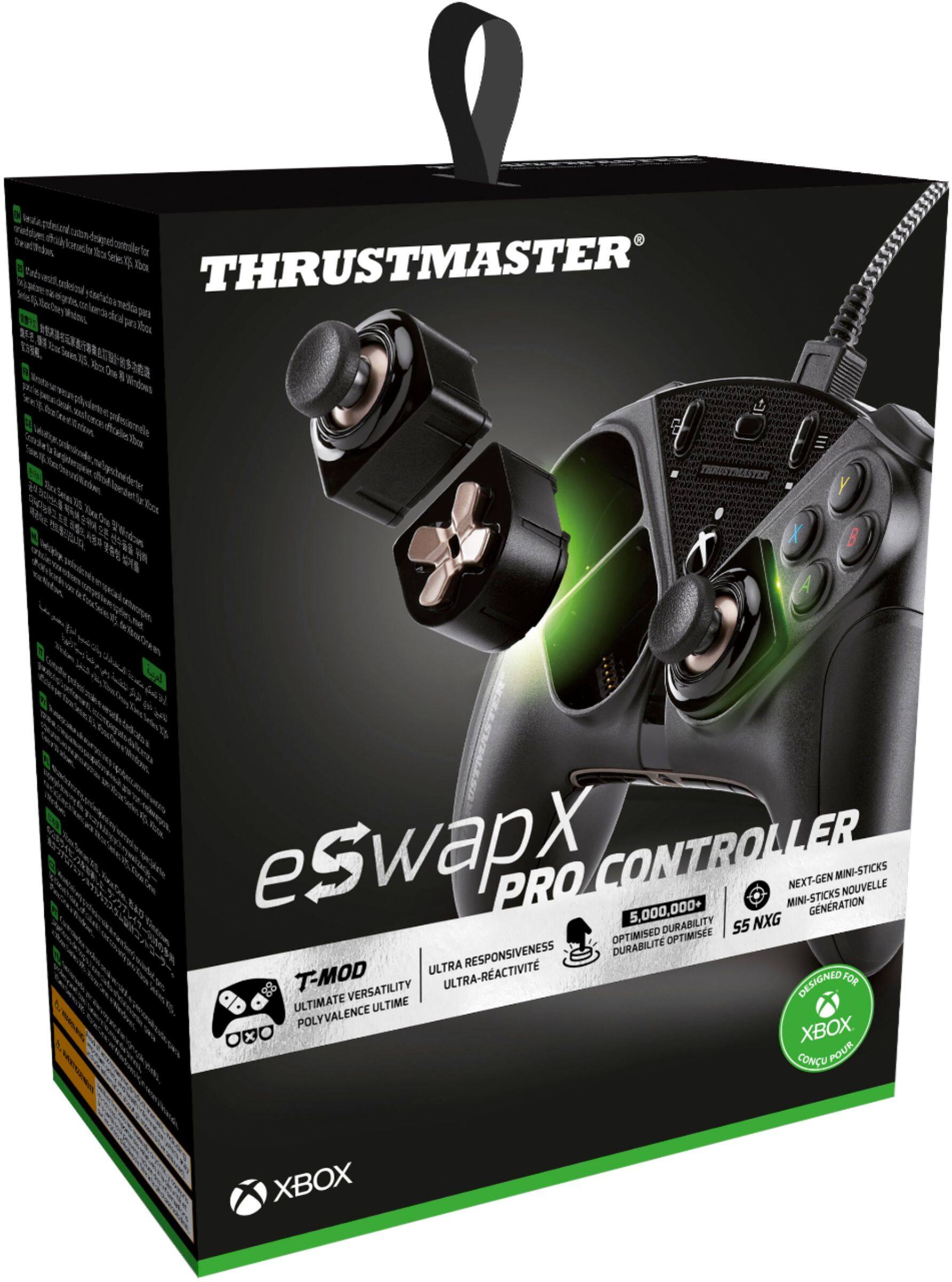 Alt View 22. Thrustmaster - eSwapX Pro Controller officially licensed for Xbox Series X|S, Xbox One, and PC - Black.