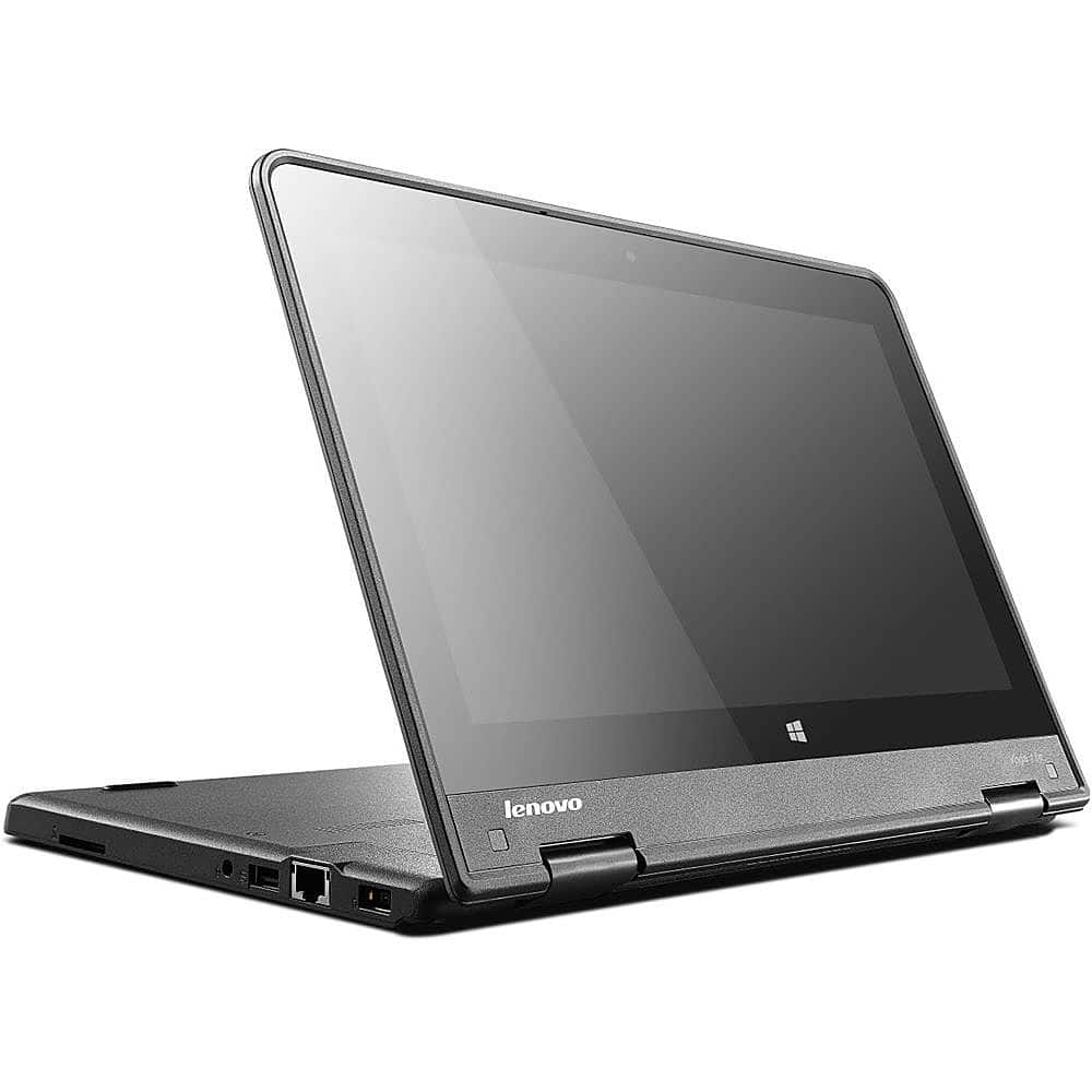 Left View: Lenovo - Thinkpad Yoga 11E G3 Refurbished Laptop - Touchscreen - Intel Core i3 - 8GB Memory - 128GB Solid State Drive