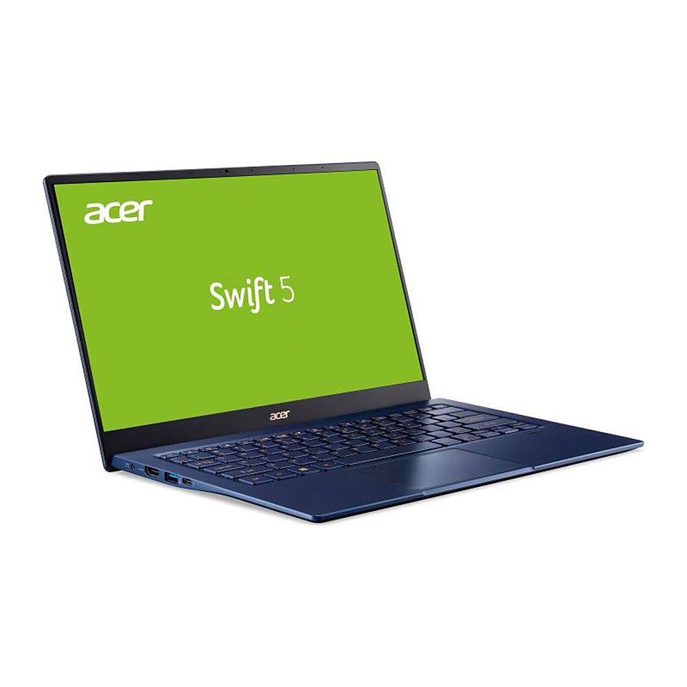 Angle View: Acer - Refurbished 14" Laptop - Intel Core i7 1065G7 - 16GB Memory - 1TB Solid State Drive - Black - Black