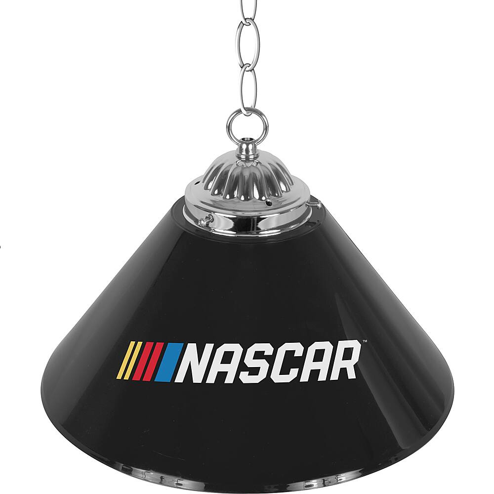 NASCAR Single Shade Bar Lamp - Black, White, Yellow, Red, Blue