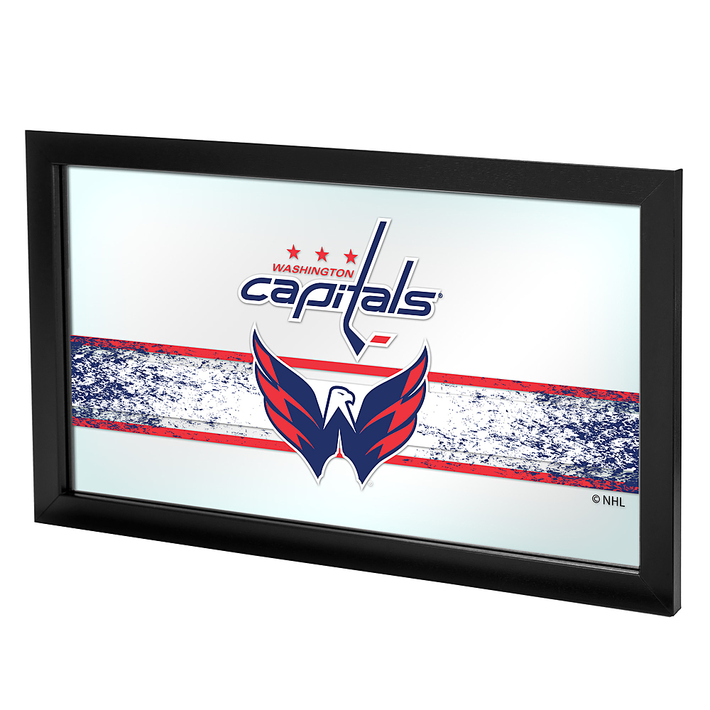 Washington Capitals NHL Framed Logo Mirror - Red, Navy, White