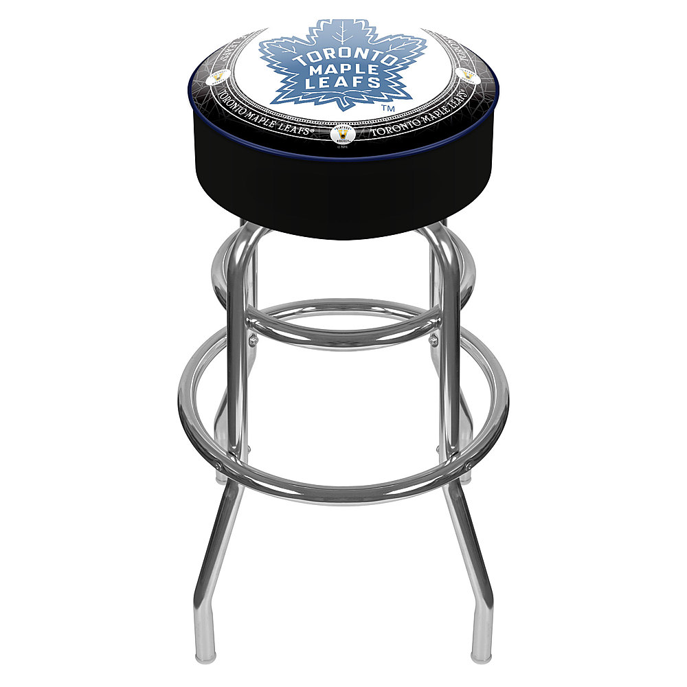Best Buy: Toronto Maple Leafs NHL Watermark Padded Swivel Bar Stool Blue,  White NHL1000-TML-WM