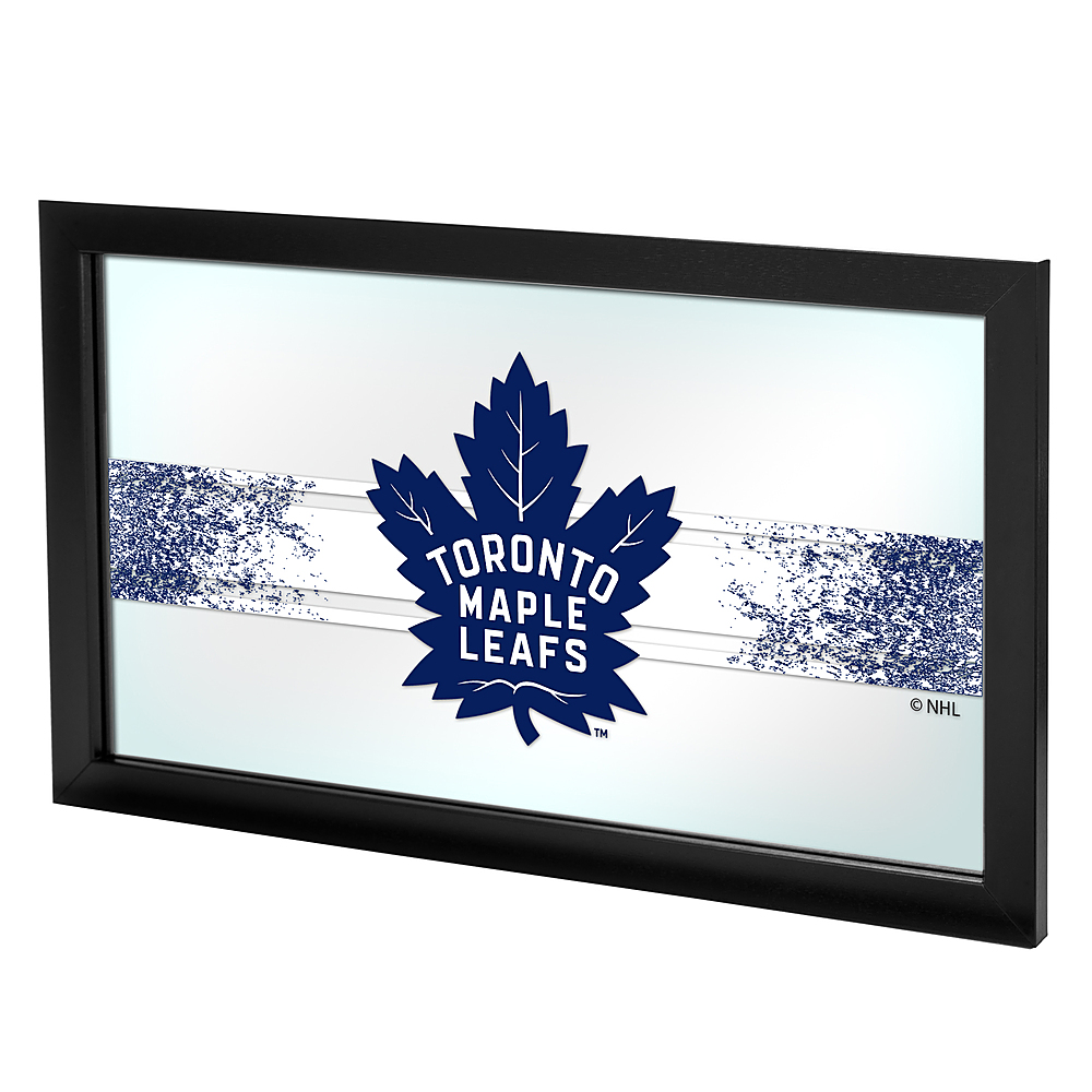 Toronto Maple Leafs NHL Framed Logo Mirror - Blue, White