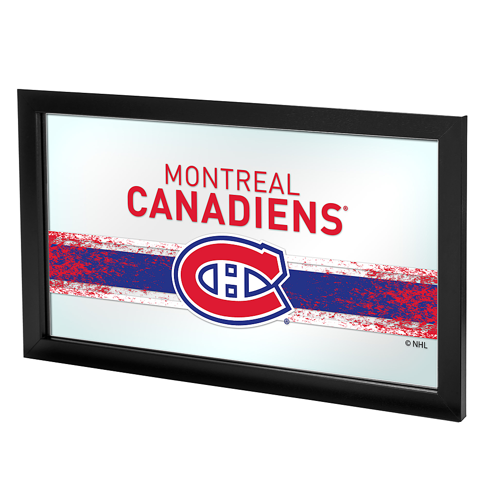 Montreal Canadiens NHL Framed Logo Mirror - Red, Blue, White