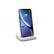 Front. ZENS - Stand Wireless Charger Aluminium 10W - White.