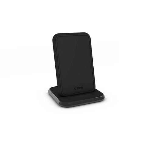 ZENS - Stand Wireless Charger Aluminium 10W - Black