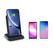 Alt View 13. ZENS - Stand Wireless Charger Aluminium 10W - Black.