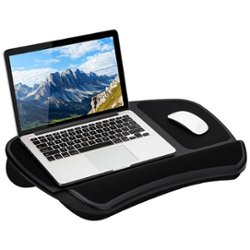 LapGear - Laptop Lap Desk for 15.6" Laptop - Black - Front_Zoom