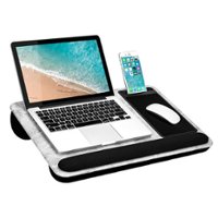 LapGear - Home Office Pro Lap Desk for 15.6" Laptop - White Marble - Front_Zoom