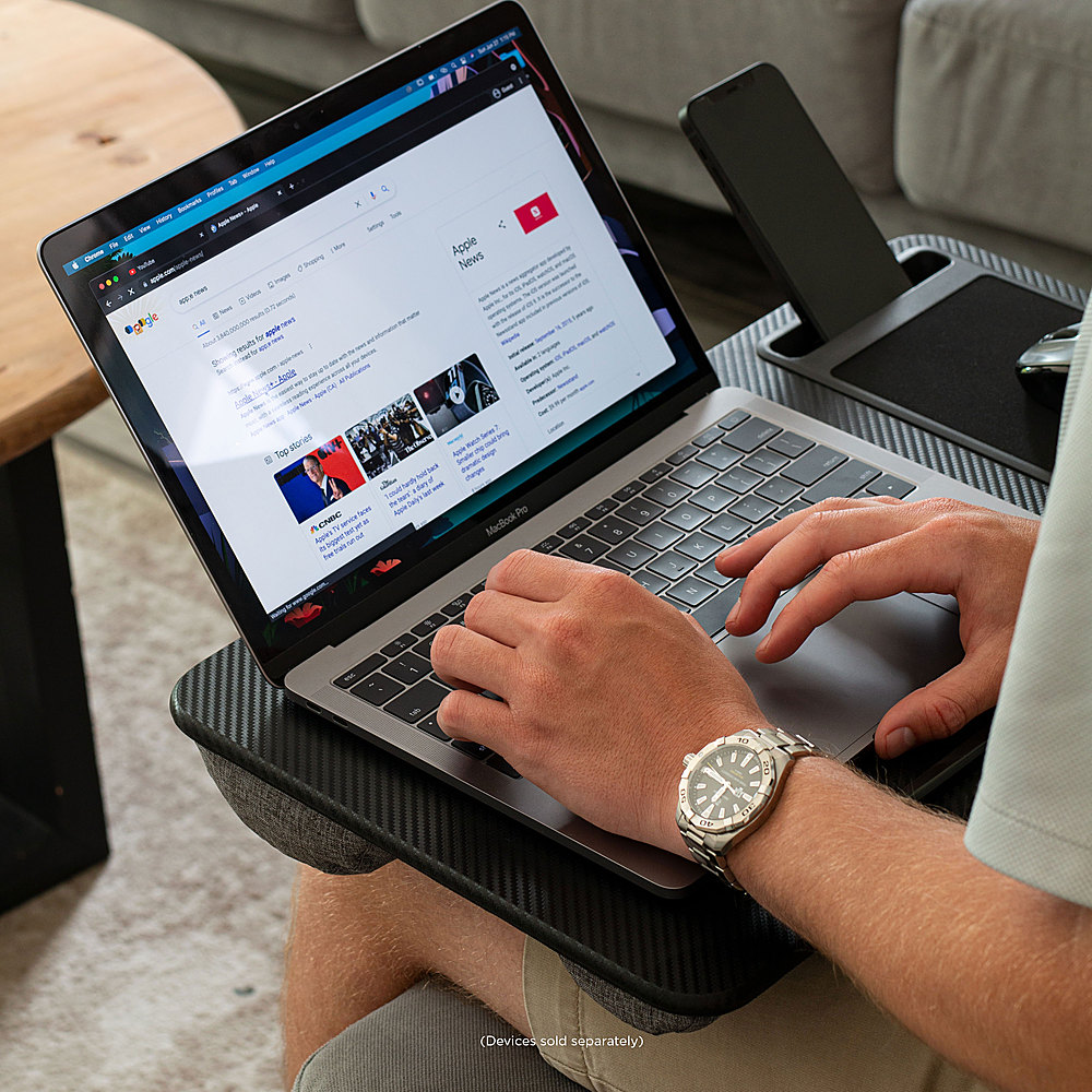LapGear Commuter Padded Lap Desk for 15.6 Laptop or Tablet Black 49108 -  Best Buy