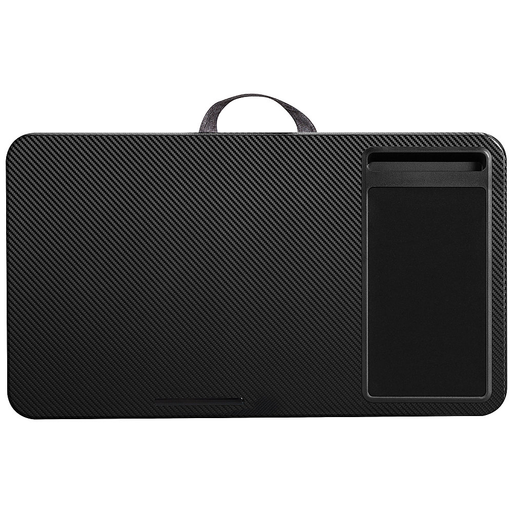 LapGear - Home Office Lap Desk for 15.6" Laptop - Black Carbon