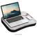 Front. LapGear - Cup Holder Lap Desk for 15.6" Laptop - Rose Gold Marble.
