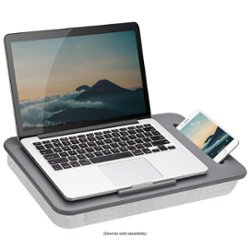 LapGear - Sidekick Lap Desk for 15.6" Laptop - Gray Herringbone - Front_Zoom
