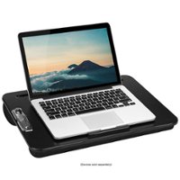 LapGear - Clipboard Lap Desk for 15.6" Laptop - Black - Front_Zoom