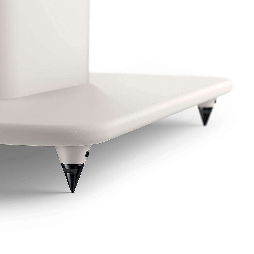 Back. KEF - S2 Floor Stand Pair - White.