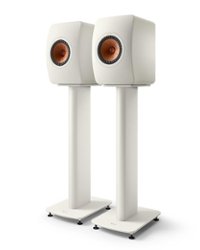 KEF - S2 Floor Stand Pair - White - Front_Zoom