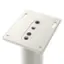 Alt View 11. KEF - S2 Floor Stand Pair - White.