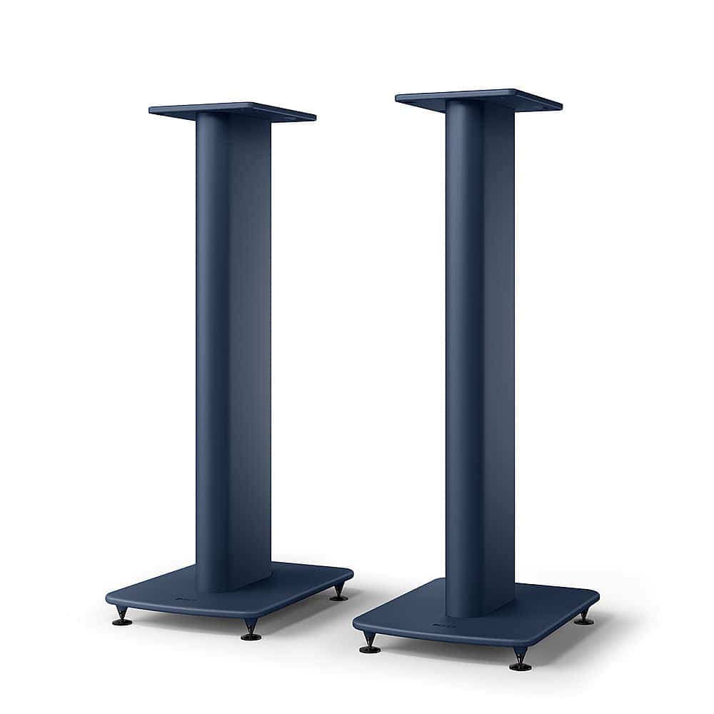 Angle. KEF - S2 Floor Stand Pair - Blue.