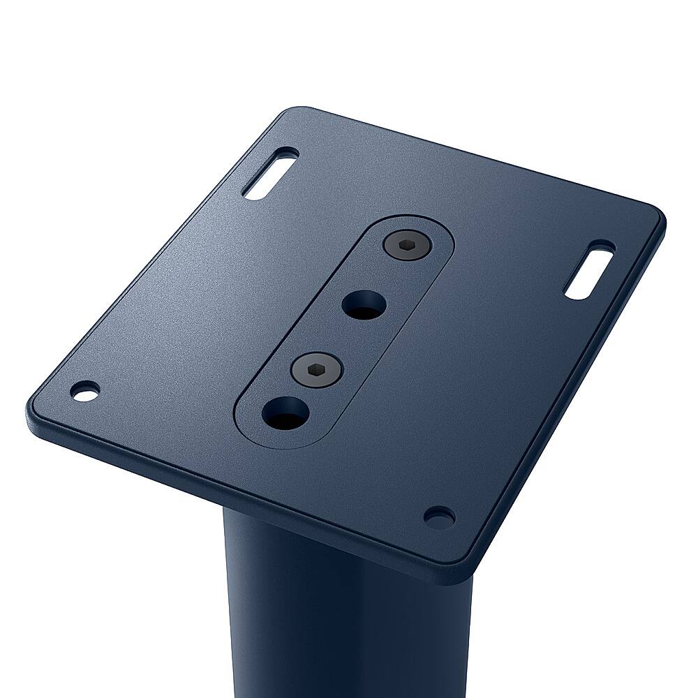 Left. KEF - S2 Floor Stand Pair - Blue.