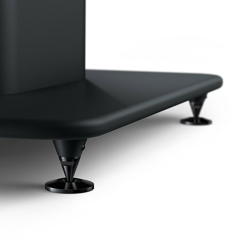 Left. KEF - S2 Floor Stand Pair - Black.