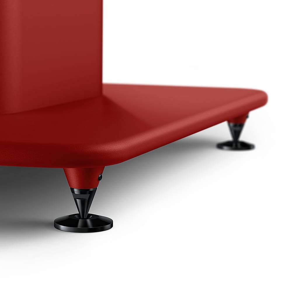 Back. KEF - S2 Floor Stand Pair - Red.