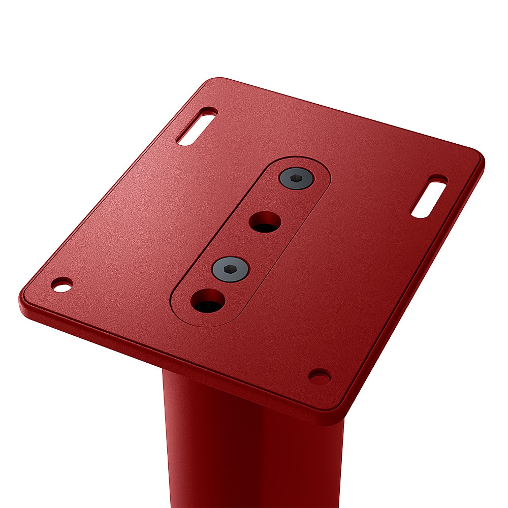 Left. KEF - S2 Floor Stand Pair - Red.