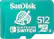 Front. SanDisk - 512GB microSDXC UHS-I Memory Card for Nintendo Switch - Green.
