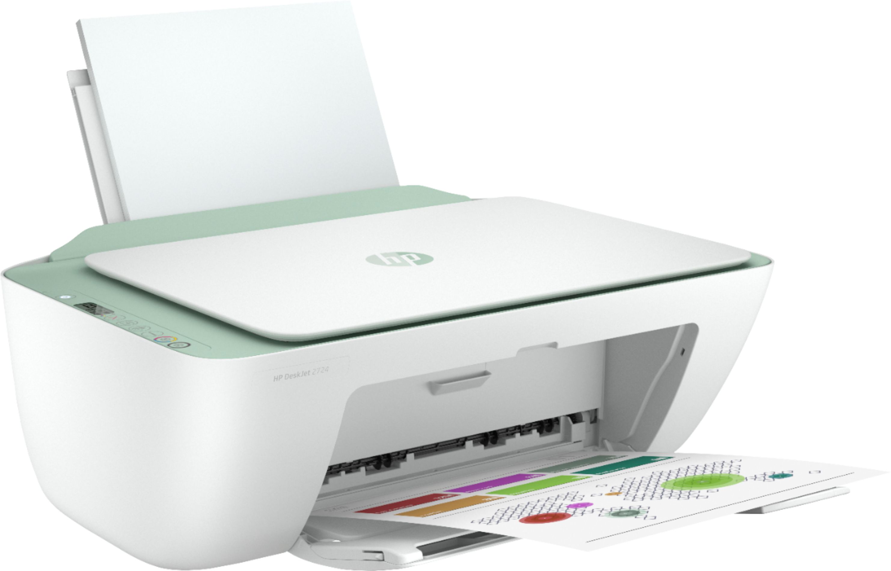 Buy: HP DeskJet 2724 Wireless All-In-One Instant Ink Ready Inkjet Printer White & DeskJet 2724