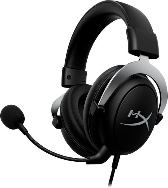 HyperX CloudX Wired Gaming Headset for Xbox Series X|S – Black/Silver