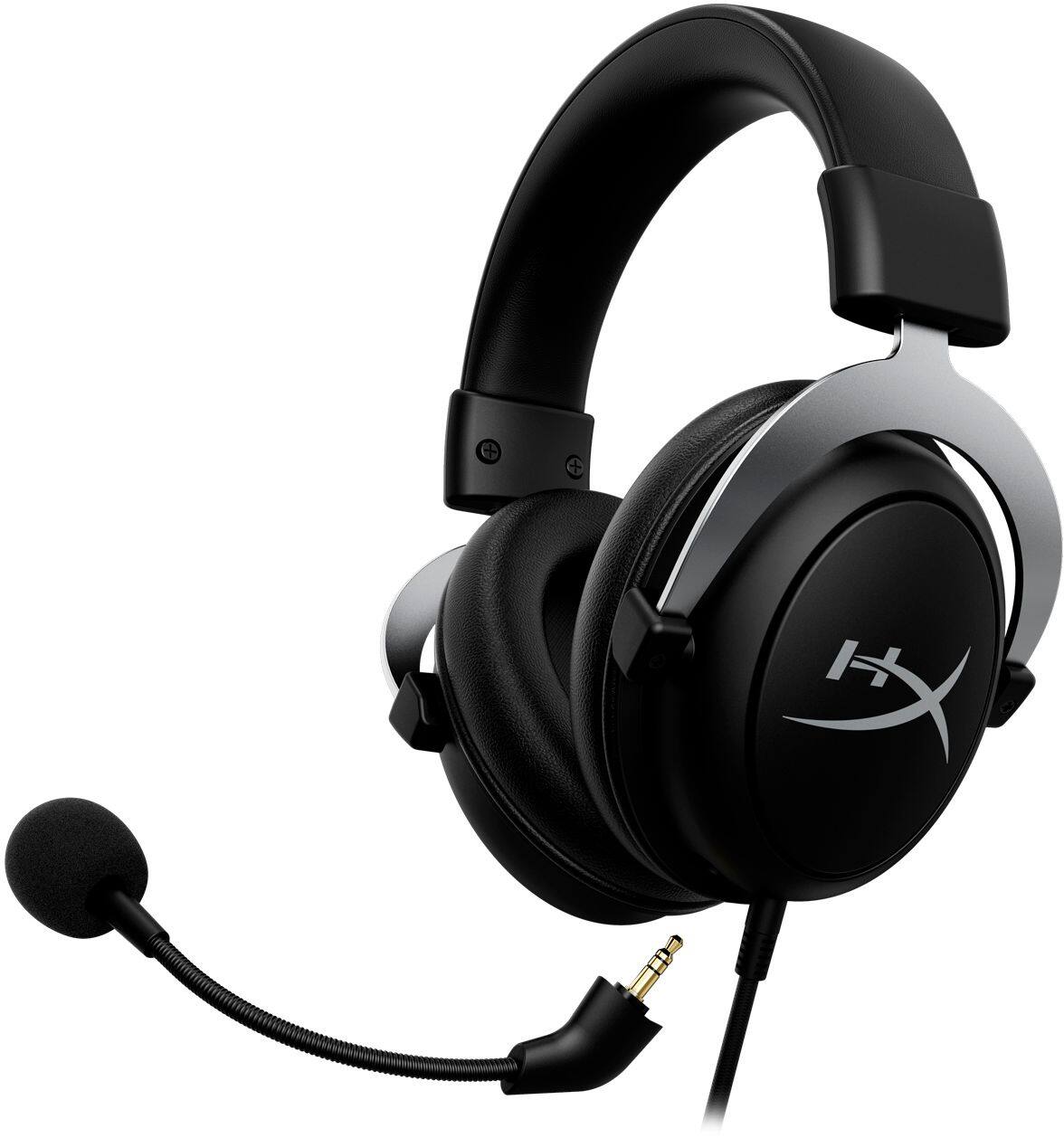 Alt View 14. HyperX - CloudX Wired Gaming Headset for Xbox X|S and Xbox One - Black/Silver.