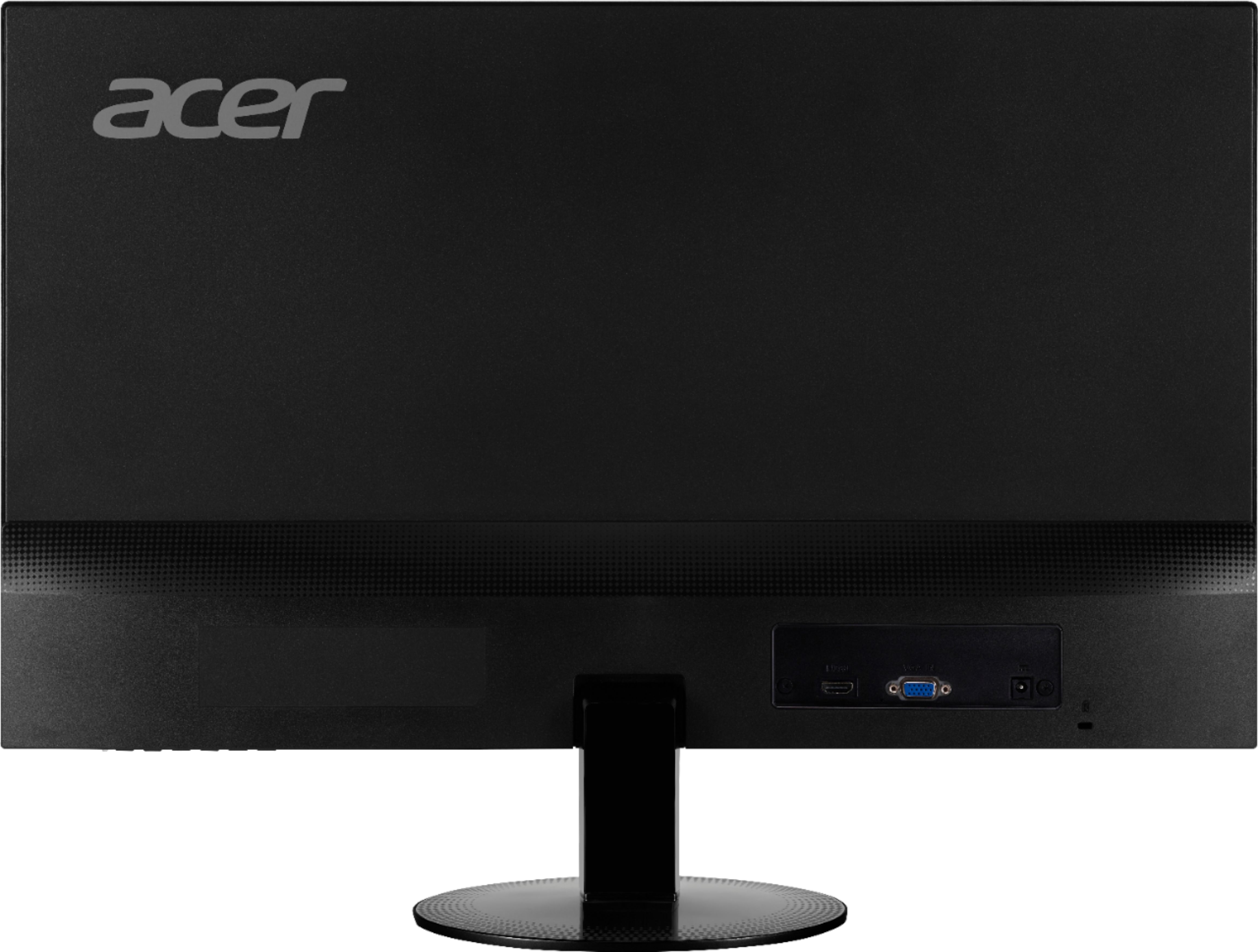 Back View: Acer - 27" IPS LED FHD FreeSync Monitor (HDMI, DVI)