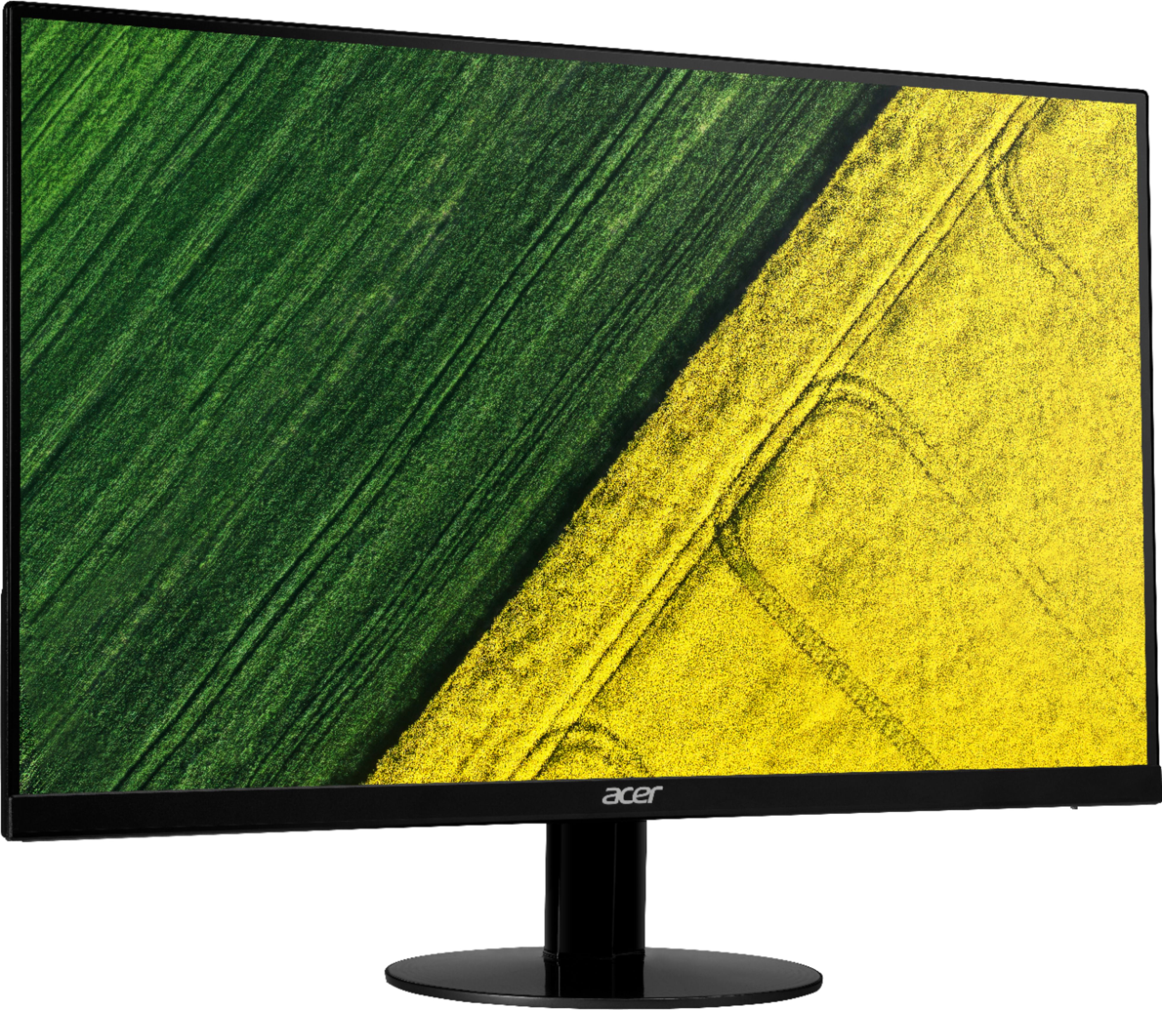 Angle View: Acer - 23.8" IPS LED FHD FreeSync Monitor (USB 3.1 Type-C, Display Port & HDMI)