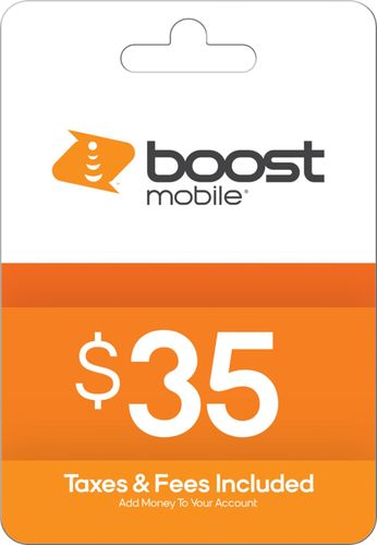 Boost Mobile - Re-Boost $35 Prepaid Phone Card