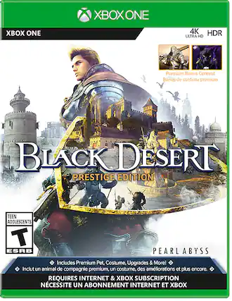 Front. THQ Nordic - Black Desert Prestige Edition. - T (Teen 13+)